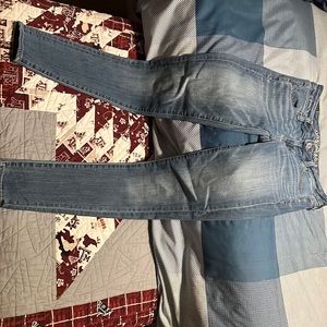 American Eagle jeans size 4 regular. Light wash